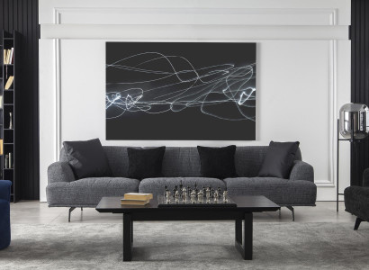 Couch Four Seater Upholstery Furniture Fabric Sofa Couch 284cm Couches Big Sofas